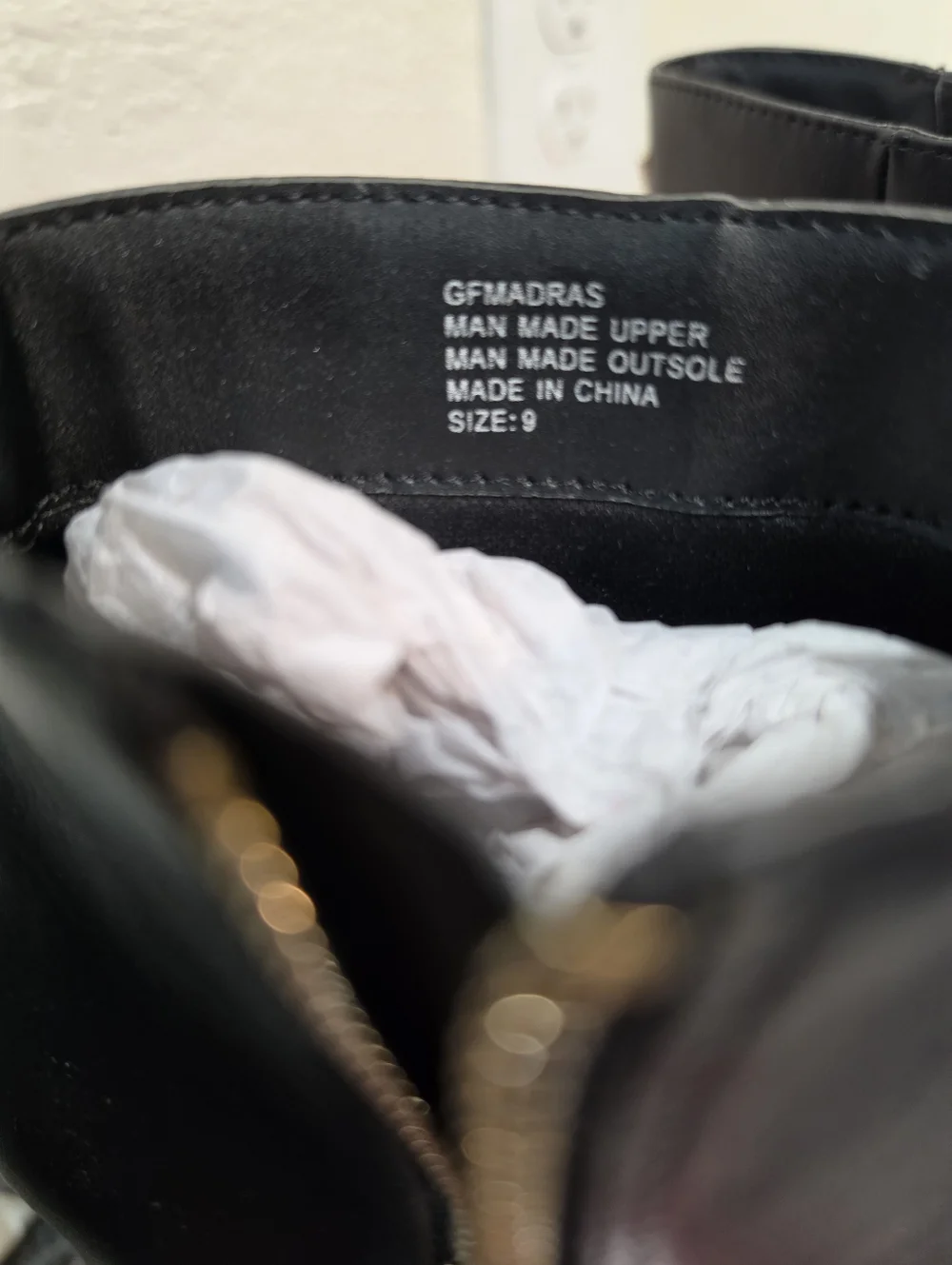 Only Used 1 Time....Guess Black Ankle Booties with Gold Zipper Detail